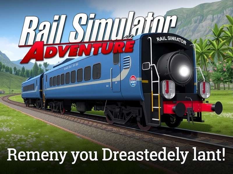 Rail Simulator Adventure Main Gameplay Rail Simulator Adventure Game Screenshot