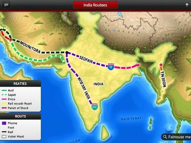 Rail Simulator Adventure Authentic Indian Routes Rail Simulator Adventure Indian Routes Map